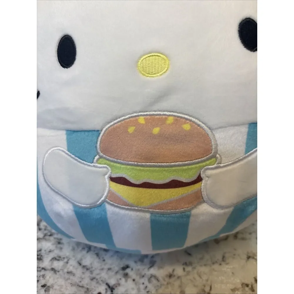 Squishmallow Hello Kitty Burger Stuffed Plush Toy by Jazwares‎